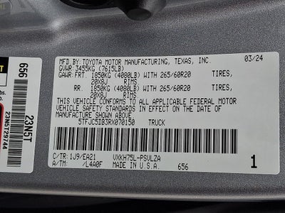 2024 Toyota Tundra Hybrid Limited