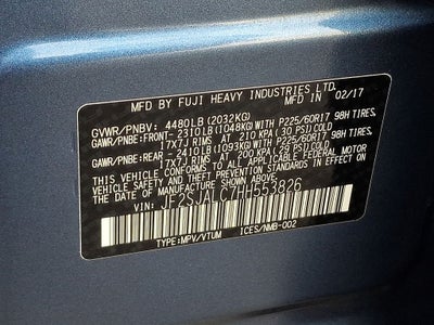 2017 Subaru Forester 2.5i Limited