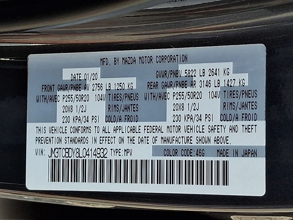 2020 Mazda Mazda CX-9 Grand Touring