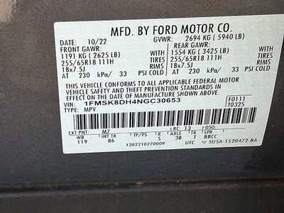 2022 Ford Explorer XLT