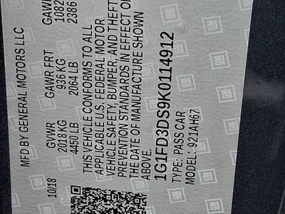 2019 Chevrolet Camaro 3LT