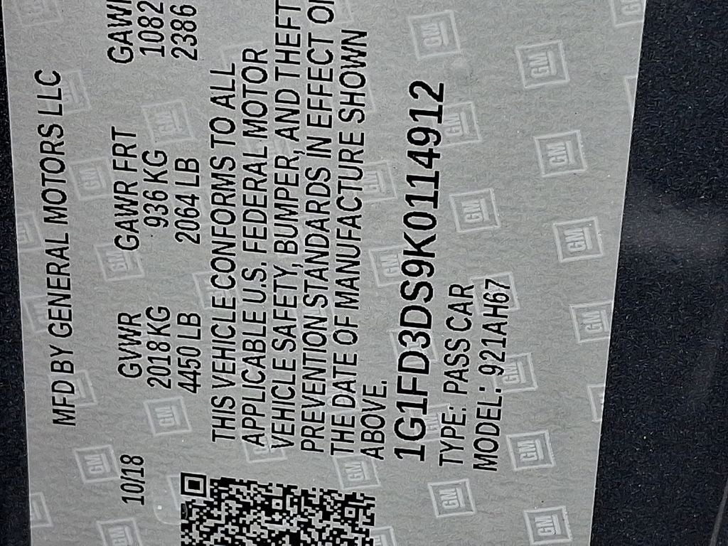 2019 Chevrolet Camaro 3LT