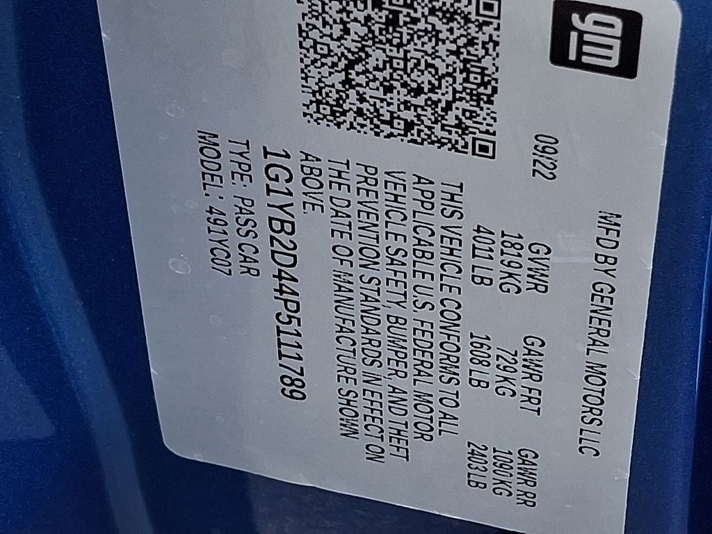 2023 Chevrolet Corvette Stingray 2LT