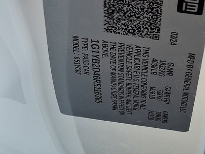 2024 Chevrolet Corvette Stingray 2LT