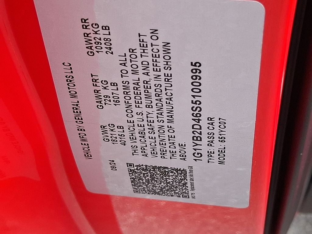 2025 Chevrolet Corvette Stingray 2LT
