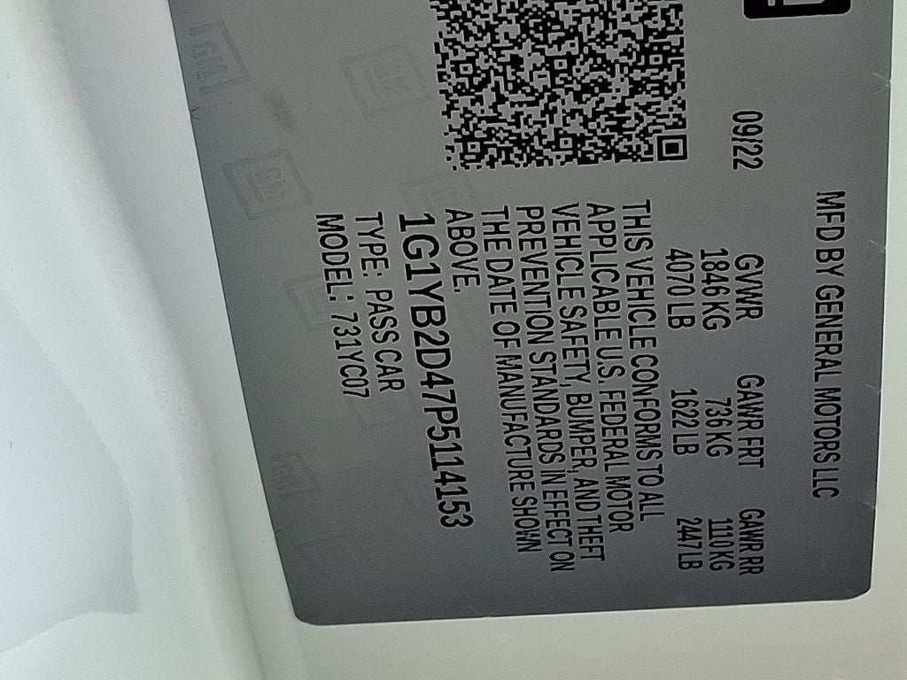 2023 Chevrolet Corvette Stingray 2LT