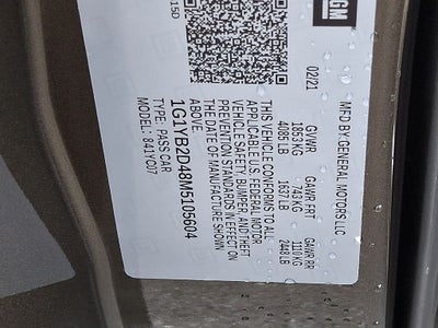 2021 Chevrolet Corvette Stingray 2LT