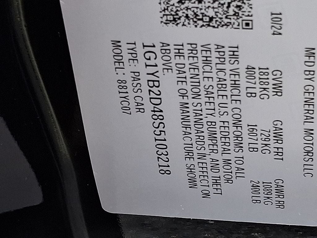 2025 Chevrolet Corvette Stingray 2LT