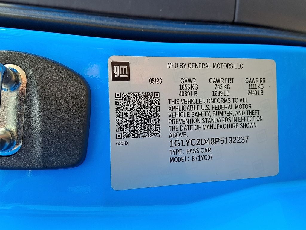 2023 Chevrolet Corvette Stingray 3LT