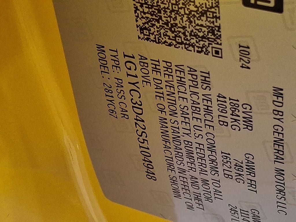 2025 Chevrolet Corvette Stingray 3LT