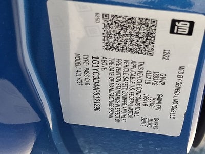 2023 Chevrolet Corvette Stingray 3LT