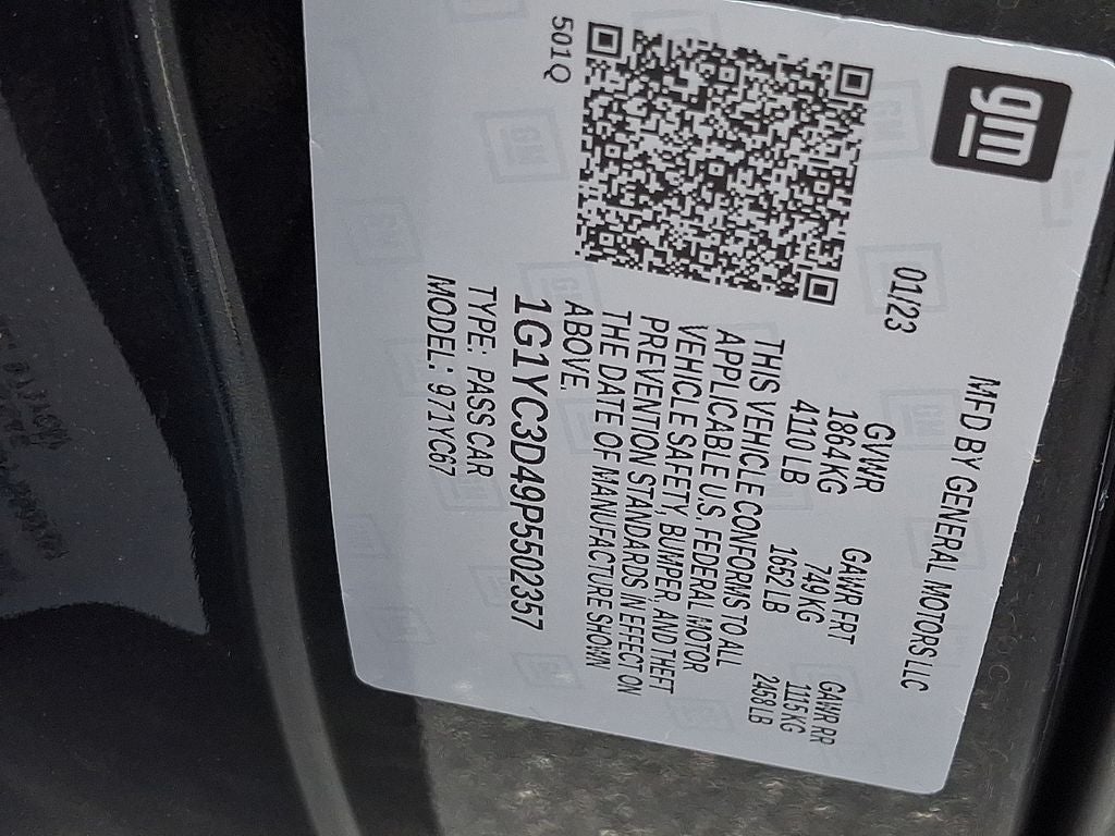 2023 Chevrolet Corvette Stingray 3LT