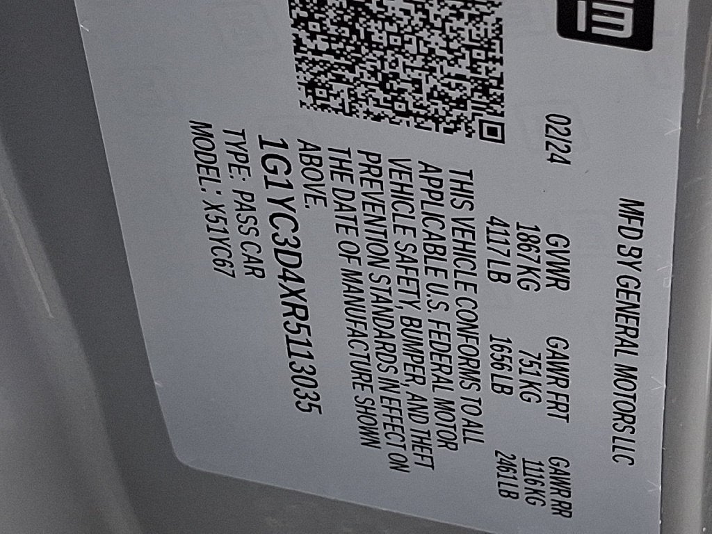 2024 Chevrolet Corvette Stingray 3LT