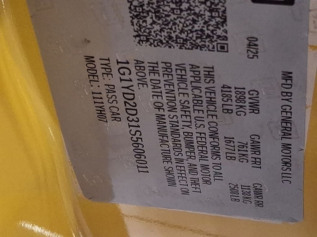 2025 Chevrolet Corvette Z06