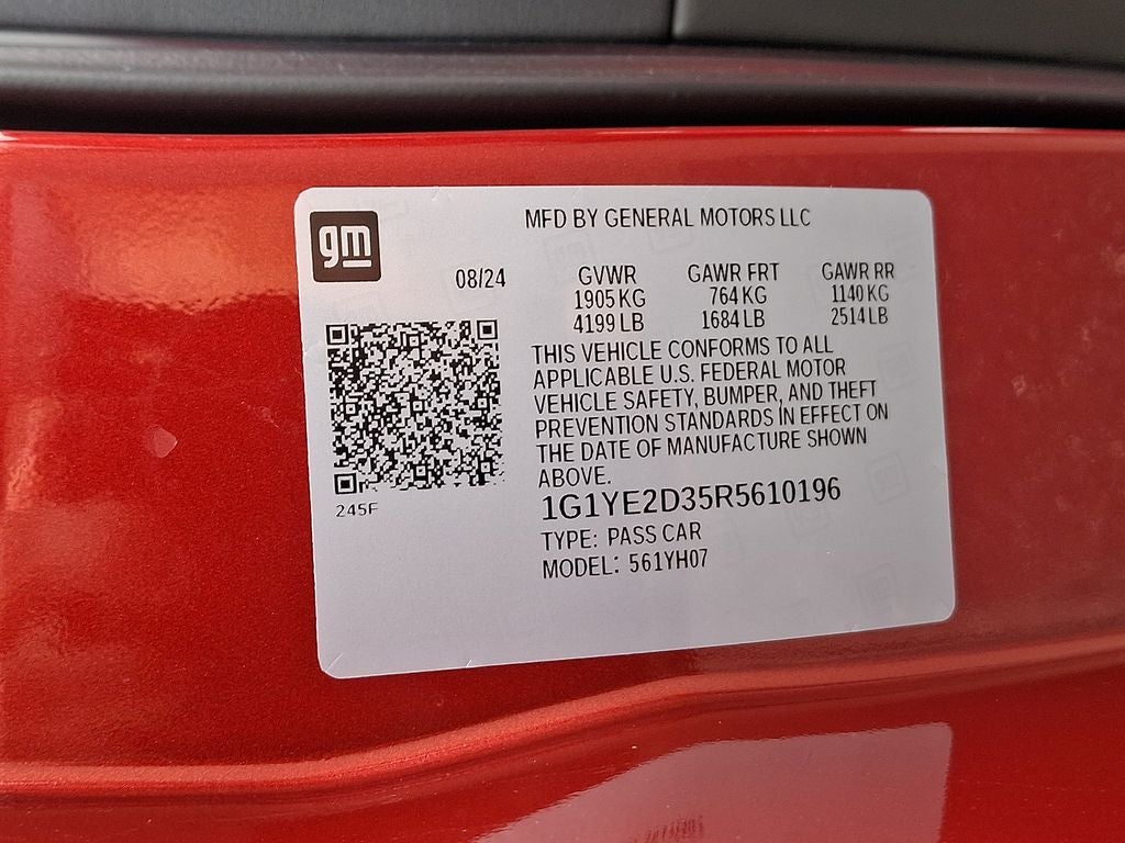 2024 Chevrolet Corvette Z06 2LZ
