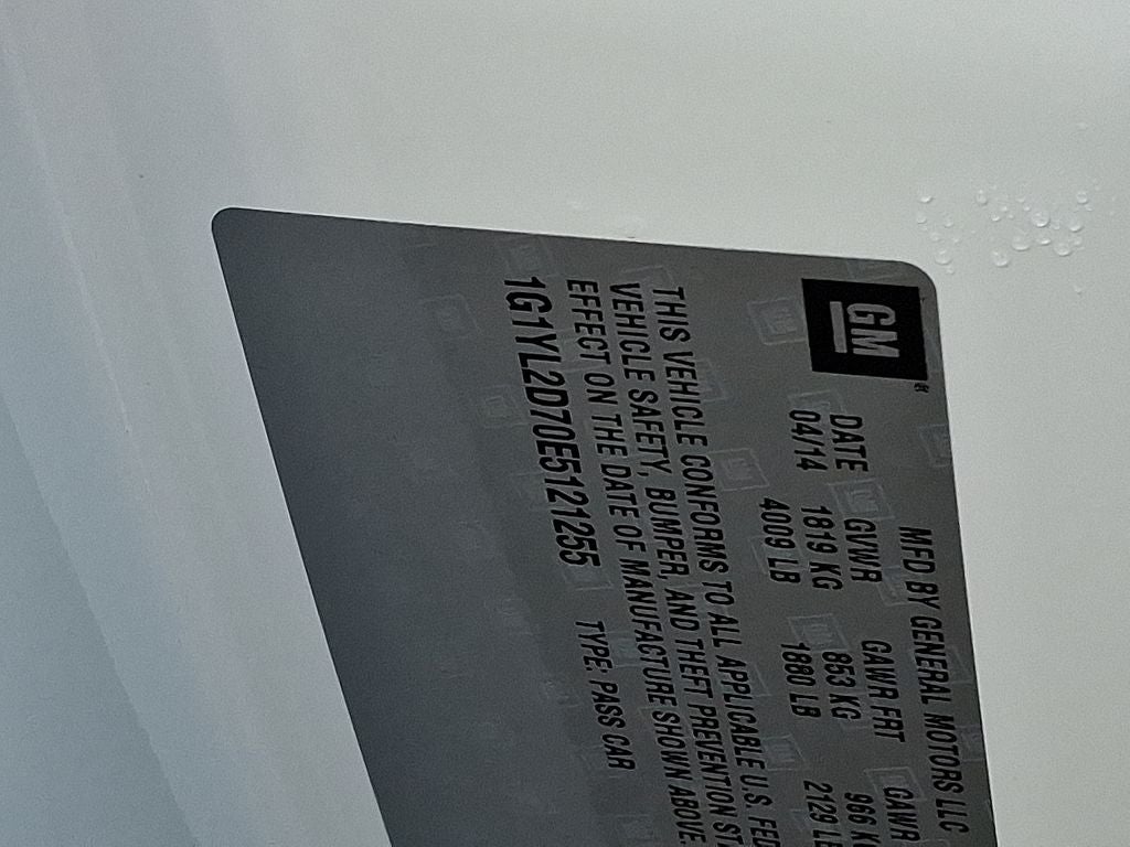 2014 Chevrolet Corvette Stingray Z51 3LT