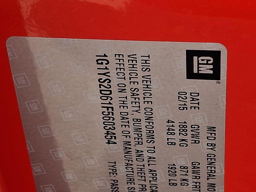 2015 Chevrolet Corvette Z06 2LZ