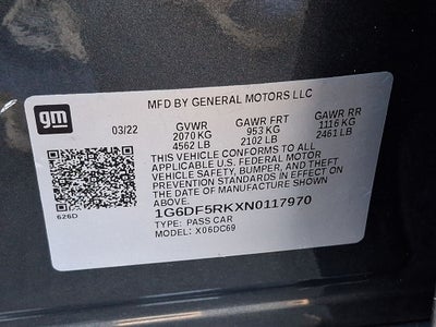 2022 Cadillac CT4 Premium Luxury