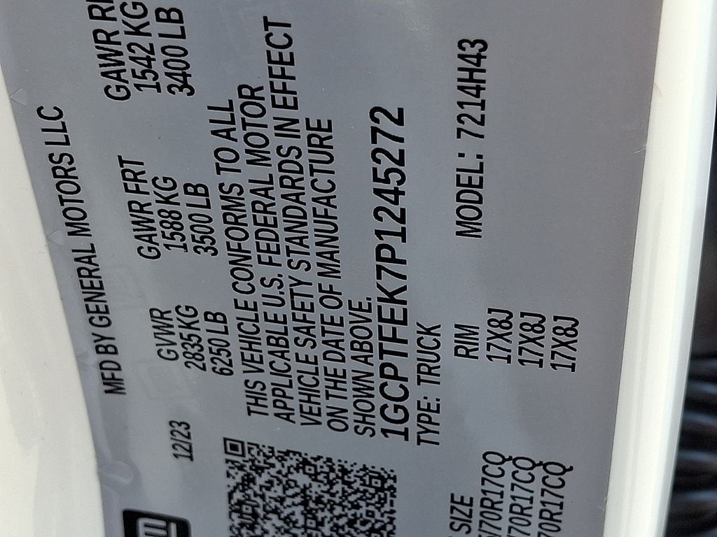 2023 Chevrolet Colorado ZR2
