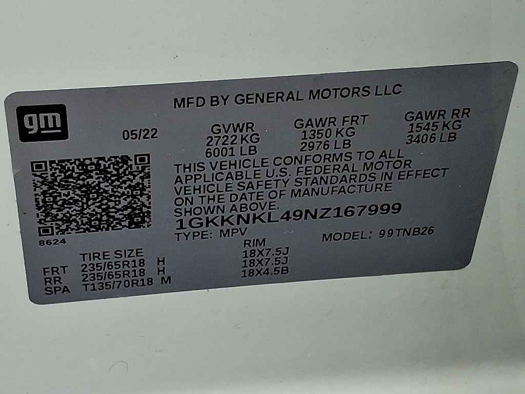 2022 GMC Acadia SLE