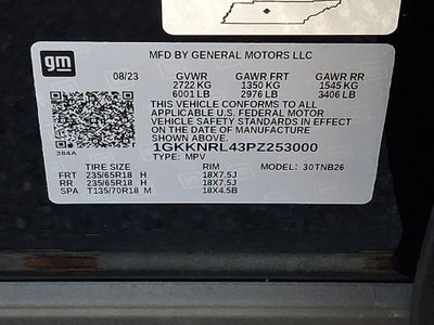2023 GMC Acadia SLE