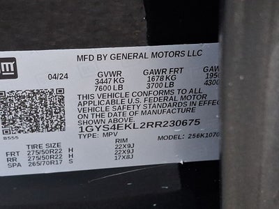 2024 Cadillac Escalade Sport