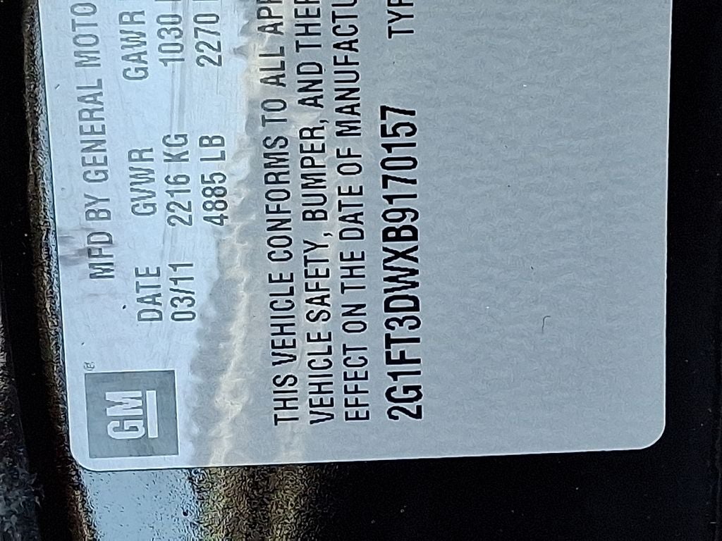 2011 Chevrolet Camaro SS 2SS