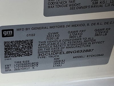 2022 Chevrolet Silverado 1500 LT Trail Boss