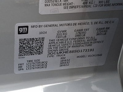 2025 Chevrolet Silverado 1500 ZR2