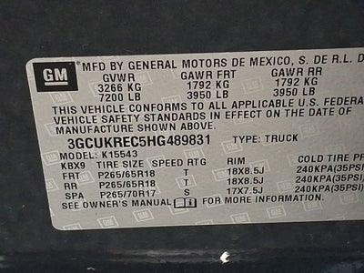 2017 Chevrolet Silverado 1500 LT LT1