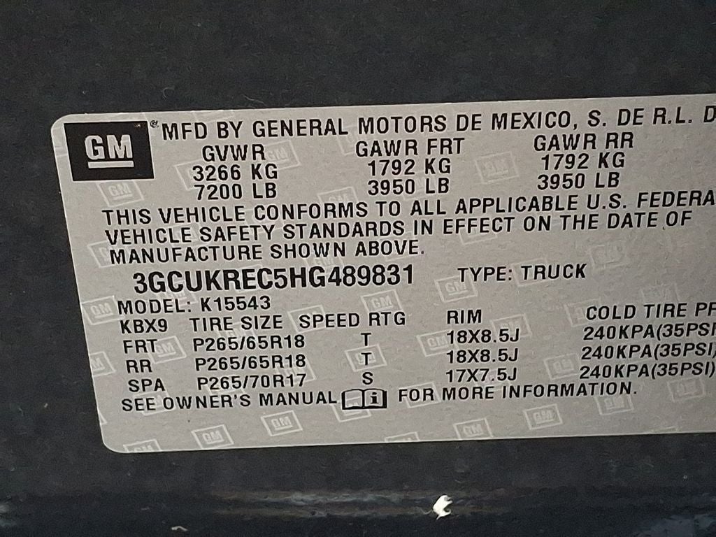 2017 Chevrolet Silverado 1500 LT LT1