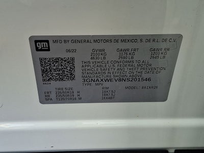 2022 Chevrolet Equinox RS