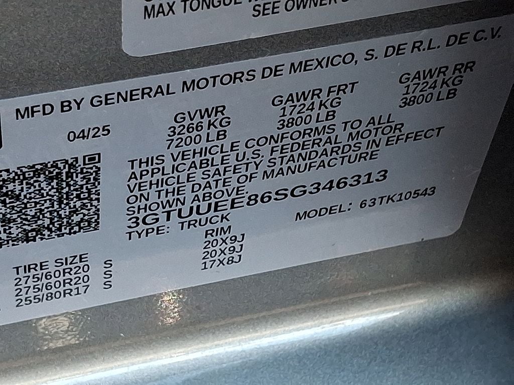 2025 GMC Sierra 1500 AT4