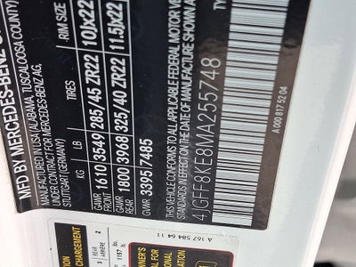 2021 Mercedes-Benz GLS GLS 63 AMG® 4MATIC®