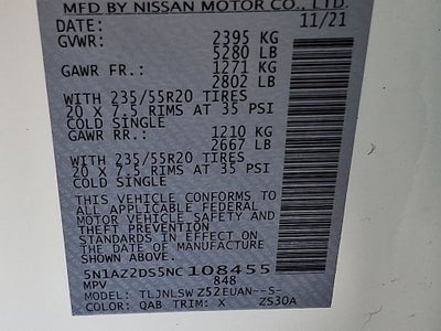 2022 Nissan Murano Platinum
