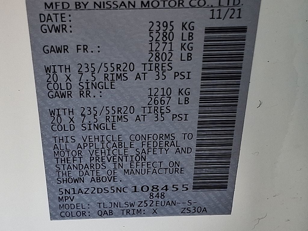 2022 Nissan Murano Platinum