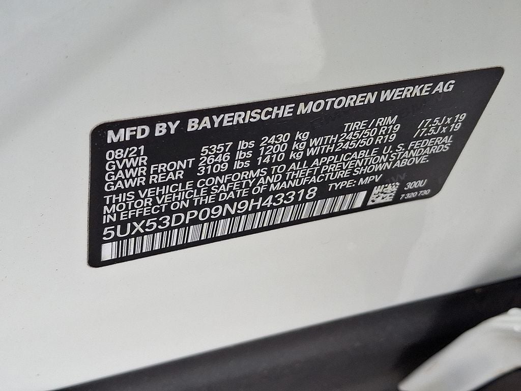 2022 BMW X3 xDrive30i