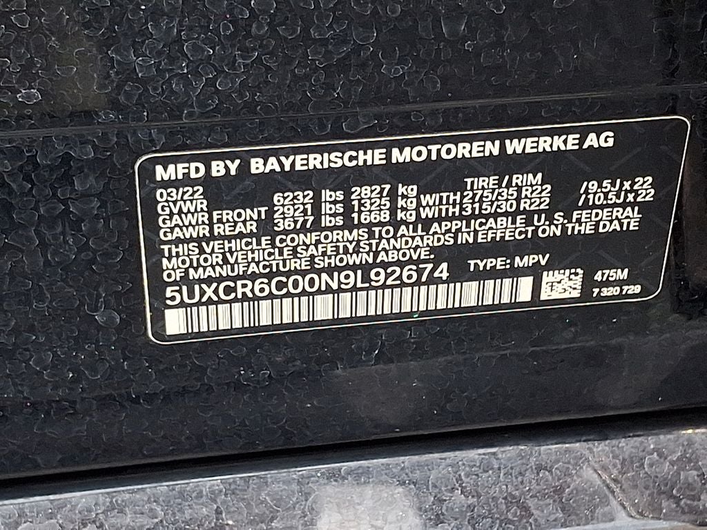 2022 BMW X5 xDrive40i