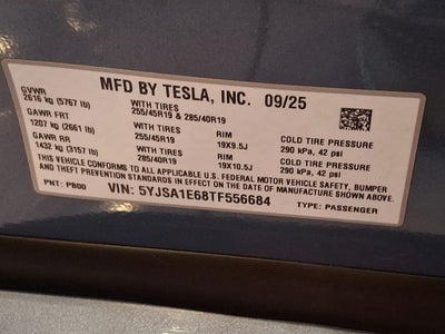 2026 Tesla Model S Plaid