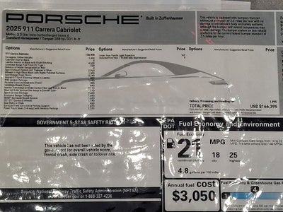 2025 Porsche 911 Carrera
