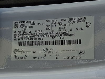 2016 Ford F-150 XLT