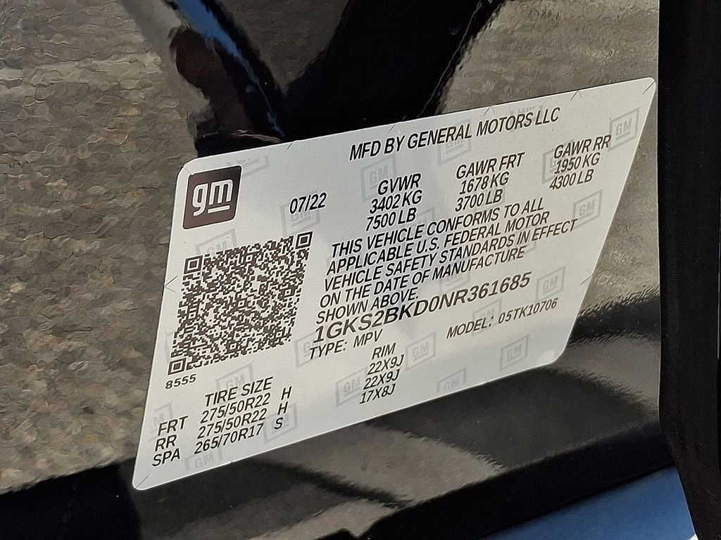 2022 GMC Yukon SLT