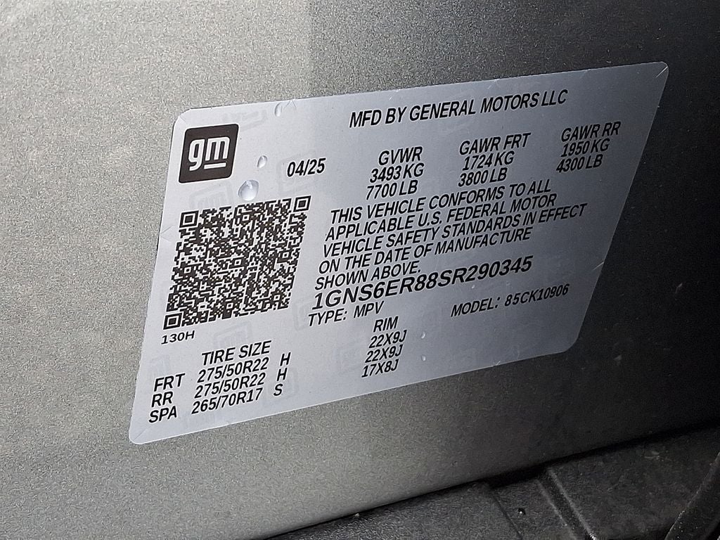 2025 Chevrolet Suburban RST
