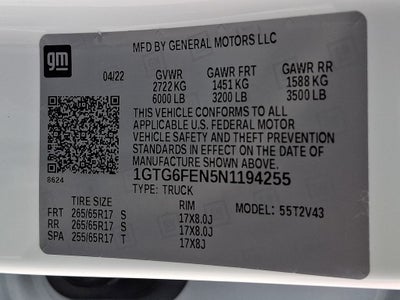 2022 GMC Canyon AT4 w/Leather