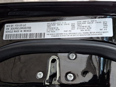 2021 RAM 2500 Tradesman