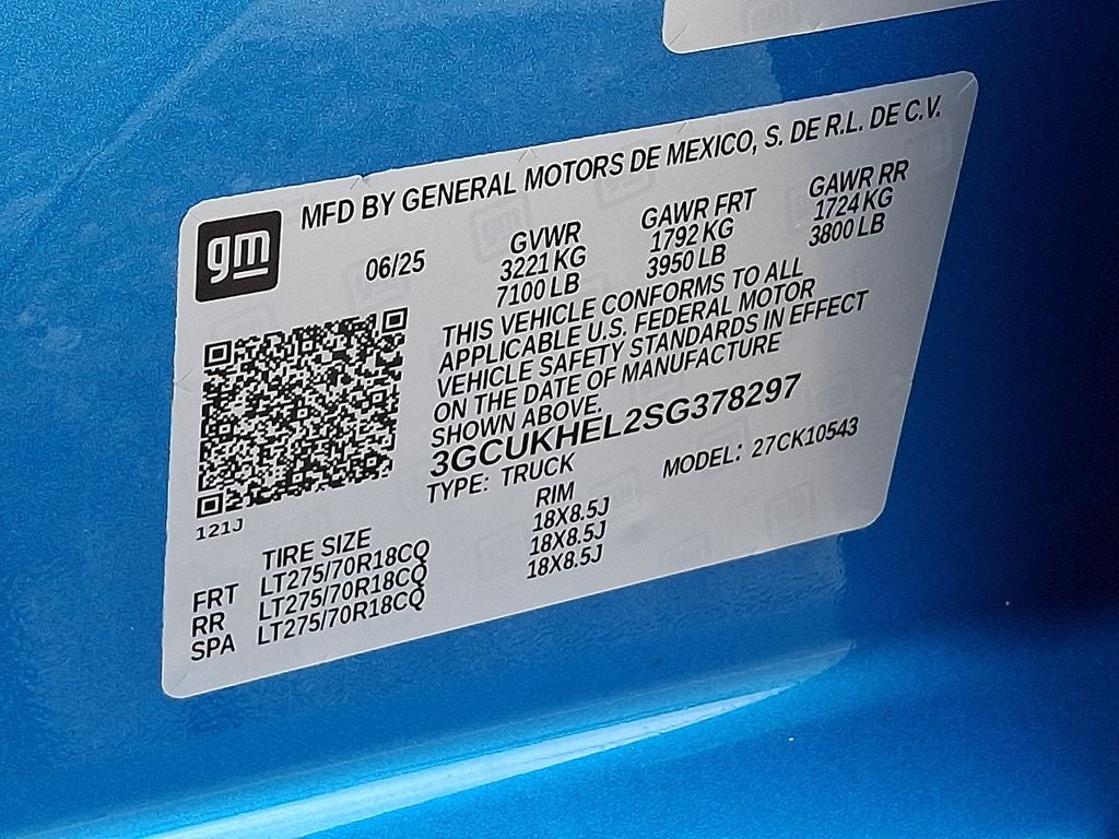 2025 Chevrolet Silverado 1500 ZR2