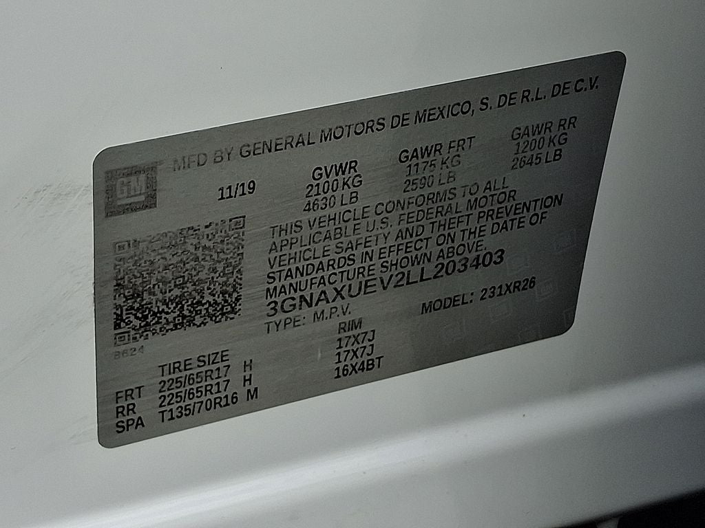 2020 Chevrolet Equinox LT