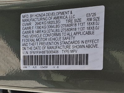 2026 Honda Passport TrailSport Elite Blackout