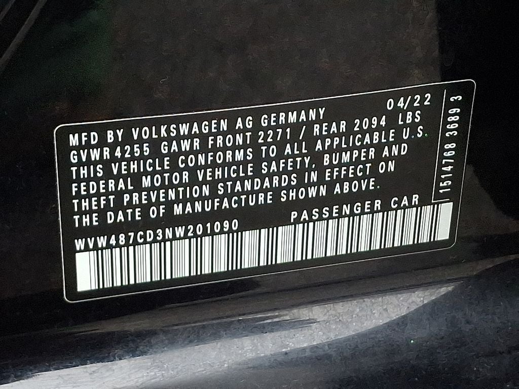 2022 Volkswagen Golf GTI 2.0T SE