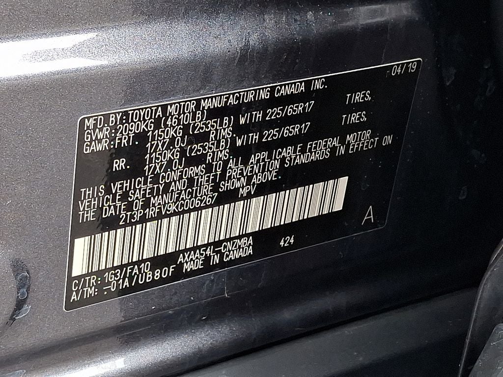 2019 Toyota RAV4 XLE
